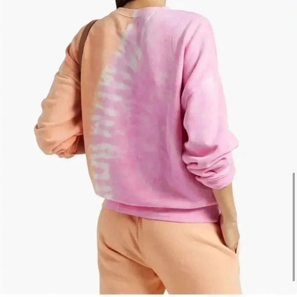 WSLY tie dye pullover sweatshirt The Ecosoft Crewneck tie-dyed organic cotton - Picture 3 of 4